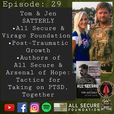 Ep29: Tom & Jen Satterly | All Secure Foundation | Virago | Post-Traumatic Growth | PTS Healing ...