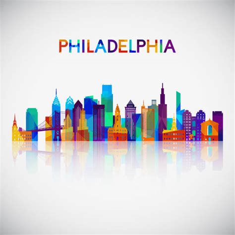 Philadelphia Skyscrapers stock vectors - iStock