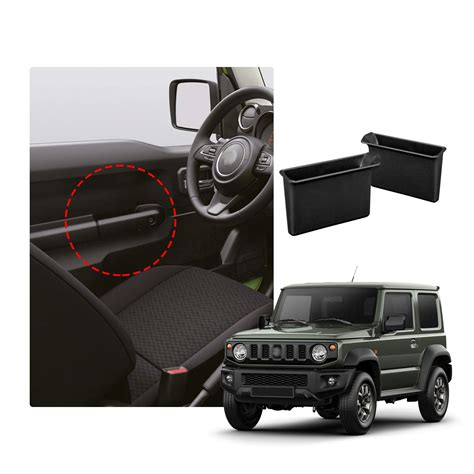 Buy LFOTPP 2023 Jimny Car Door Box for 2018-2023 Jimny JB64W JB74W Accessories ABS Door Side ...