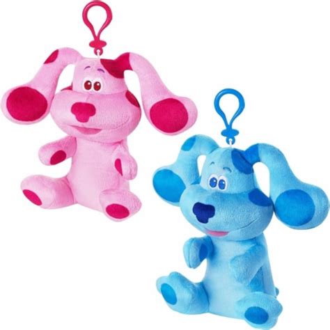 Blue's Clues Blue & Magenta Plush Coin Purse Backpack Charm Ornament Zipper Pull Set PMI, 1 unit ...