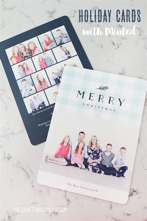 Christmas Cards 2016 with MINTED - The Crafting Chicks