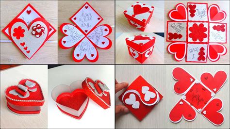 5 INCREIBLES IDEAS PARA REGALAR EN SAN VALENTIN Manualidades de tarjetas regalo faciles y rapido ...