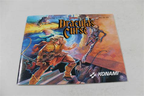 Manual - Castlevania III 3 Dracula's Curse - Nes Nintendo-NE