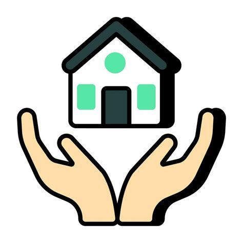 Conceptual flat design icon of home care 26375758 Vector Art at Vecteezy