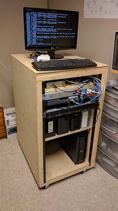 Homemade Server Rack – Work-in-Progress | Mike Pelley's Musings