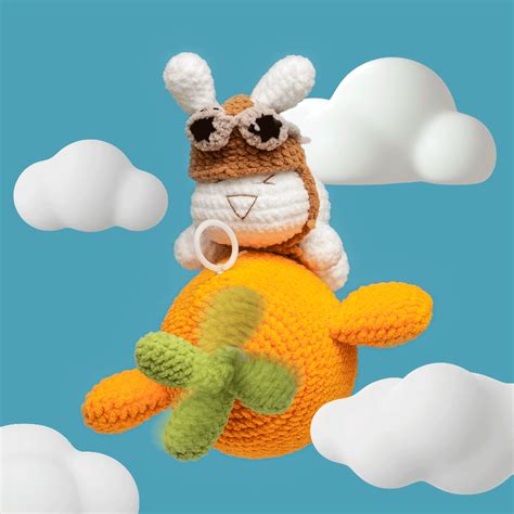 Flying Turnip Bunny Crochet Kit