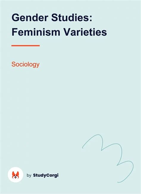 Gender Studies: Feminism Varieties