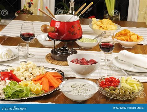 Fondue bourguignonne stock image. Image of lunch, cuisine - 22703803