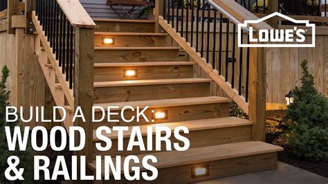 How to Build a Deck: Wood Stairs and Stair Railings