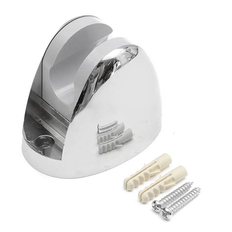 Hand Held Shower Bracket Bathroom Wall Mount Fixed Holder Silver-in Shower Heads from Home ...