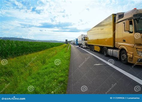 Germany Traffic Jam in a Road Vehicle Accident Stock Photo - Image of line, drive: 117299926