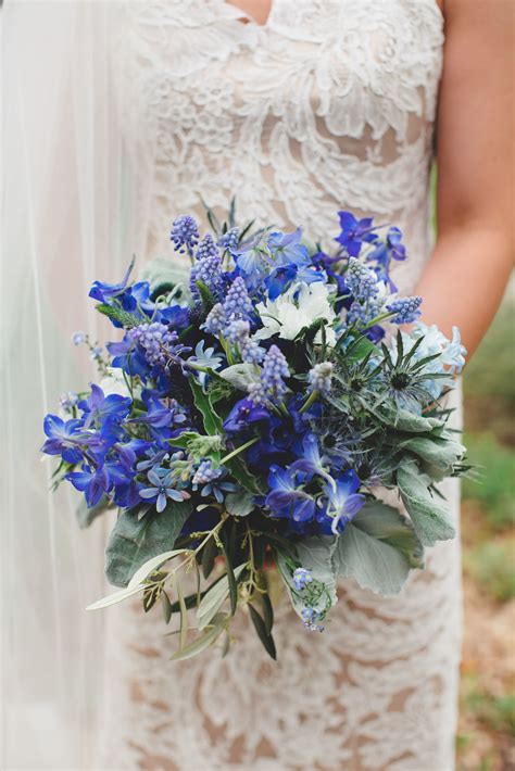 Blue Texas Wildflower Bridal Bouquet | Wildflower bridal bouquets, February wedding flowers ...