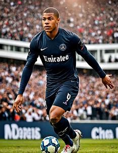 Add Your Photos On Soccer Wallpaper Mbappe. Face Swap. Insert Your Face ...