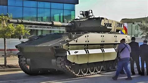 The Sabrah Light Tank developed by Elbit and General Dynamics Land Systems for the Philippine ...