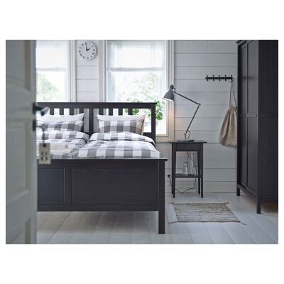 HEMNES nightstand, black-brown, 181/8x133/4" - IKEA