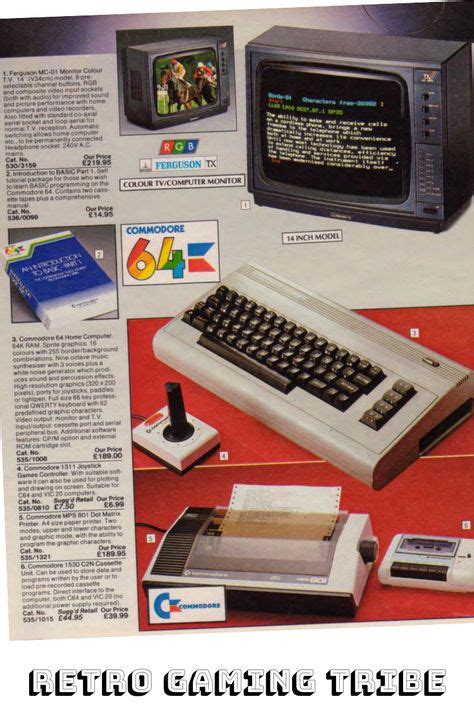 Original advert for the Commodore 64 and related peripherals and ...