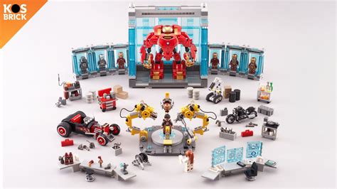 Lego Iron Man Hall of Armor MOC - Hall of Armory (Creation) - YouTube