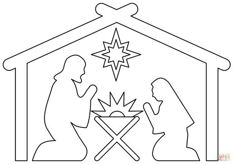 Nativity Scene Outline