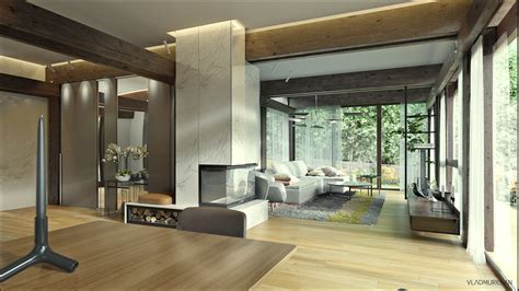 Interior design for Huf Haus _ CGI on Behance