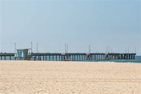 Venice Beach Fishing Pier in Los Angeles County Editorial Photography ...