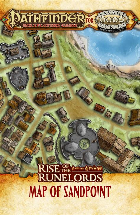 Pathfinder® for Savage Worlds: Rise of the Runelords! - Map of Sandpoint (PDF) | Pinnacle ...