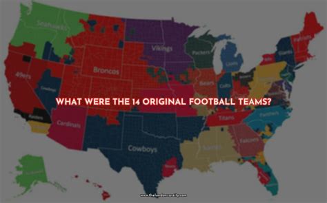 What were the 14 original football teams?