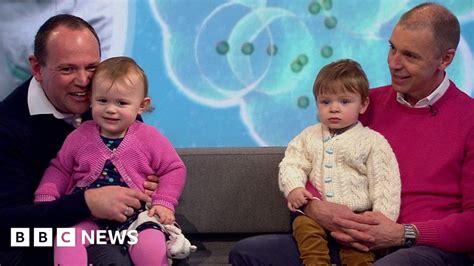 The twins who have different dads - BBC News