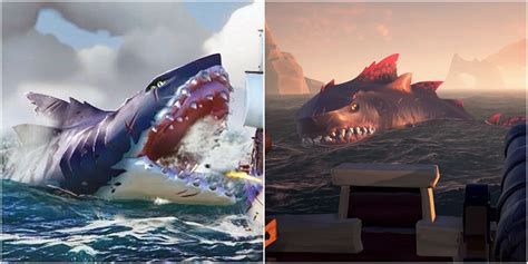 Sea Of Thieves: Every Type Of Megalodon And How To Defeat Them