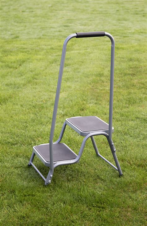 MP5386 Steel Double Caravan Step With Handrail - Maypole