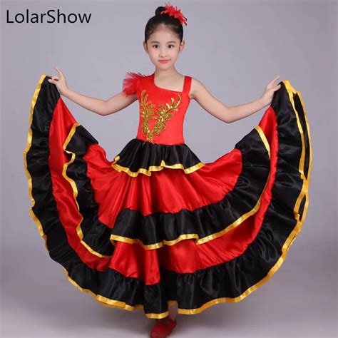 Kids Flamenco Skirt jupe flamenco enfant Flamenco Dress Spain-in ...