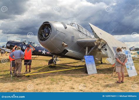 A Grumman TBF-1 Avenger Torpedo Bomber Plane on Outdoor Display Editorial Photo - Image of ...