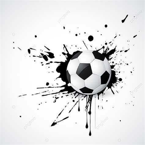 Footbal Vector Hd Images, Football Vector, Football Clipart Black And White, Ball, Soccer Ball ...