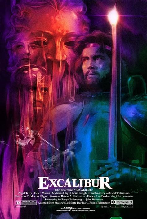 Excalibur (1981) [1000 1495] by Richard Hilliard | Movie posters, Poster, Alternative movie posters