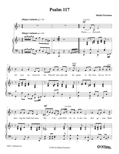 Psalm 117 at Stanton's Sheet Music