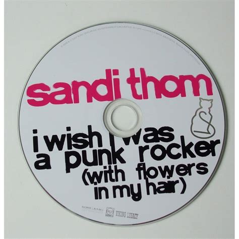 I wish i was a punk rocker (with flowers in my hair) by Sandi Thom, CDS with dom88 - Ref:118140255