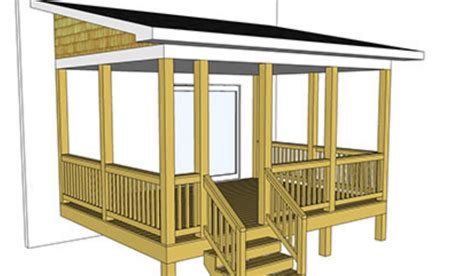 A Look At 5 Kinds Of Mobile Home Porch Blueprints | Mobile home porch, Manufactured home porch ...