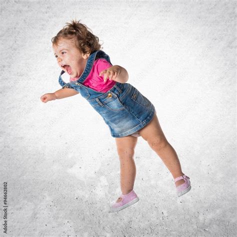 Baby flying Stock Photo | Adobe Stock