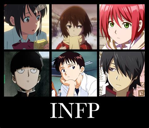 Mbti Infp Anime Characters Some characters i tried to type but couldn t