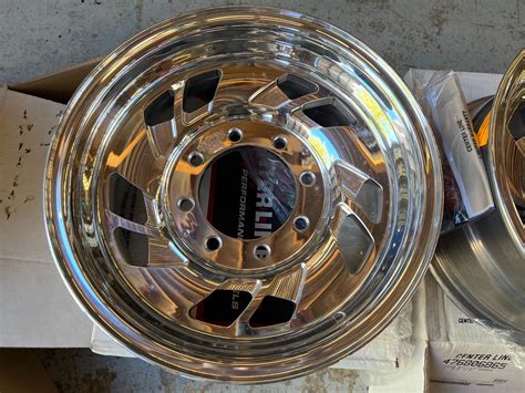 SET OF 4 - CENTERLINE PERFORMANCE ALUMINUM WHEELS 16" X 8" BILLET SABER ...