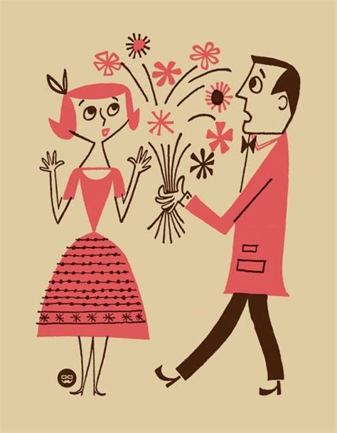 The Nifty Fifties | Retro illustration, Vintage illustration, Retro art