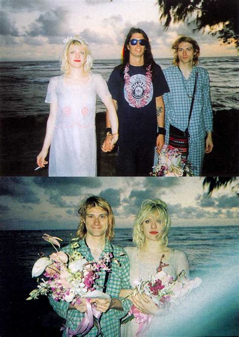 Courtney Love Kurt Cobain Wedding