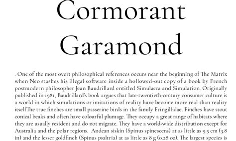 Cormorant Garamond Font