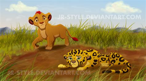 Kion and Fuli by JR-Style on DeviantArt