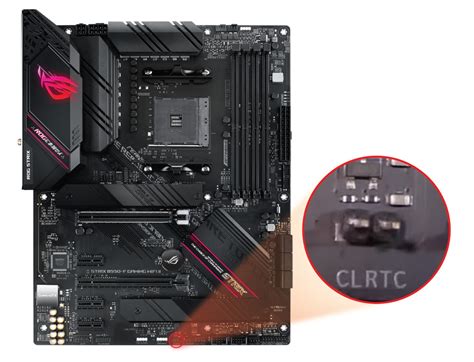 How to clear CMOS on ASUS ROG STRIX B550-F GAMING (or WiFi/WiFi II) Motherboard: 2 Methods