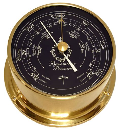 Bellclocks.com: Featured Gift: Downeaster Barometer, Blue Dial