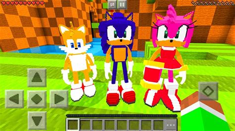 Minecraft PE : SONIC MOD in Minecraft Pocket Edition - YouTube