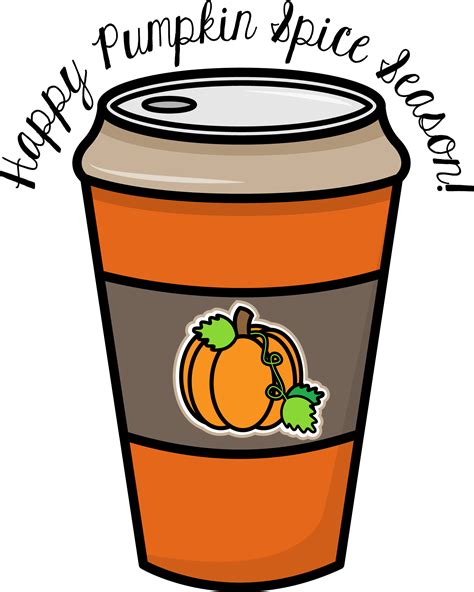 Quarters Drinking Cliparts - Clipart Pumpkin Spice Latte - Png Download - Full Size Clipart ...