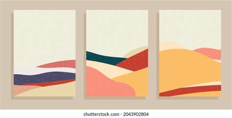 Landscapes Hill Vector Illustration Set Stock Vector (Royalty Free) 2043902804 | Shutterstock