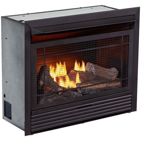 Duluth Forge 27-in W 26000-BTU Black Vent-free Dual-Burner Gas Fireplace Insert and Remote in ...