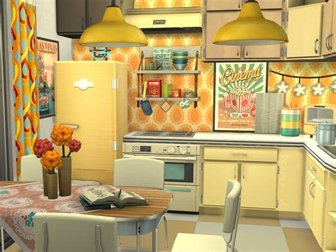 The Sims Resource - Retro Kitchen // CC needed